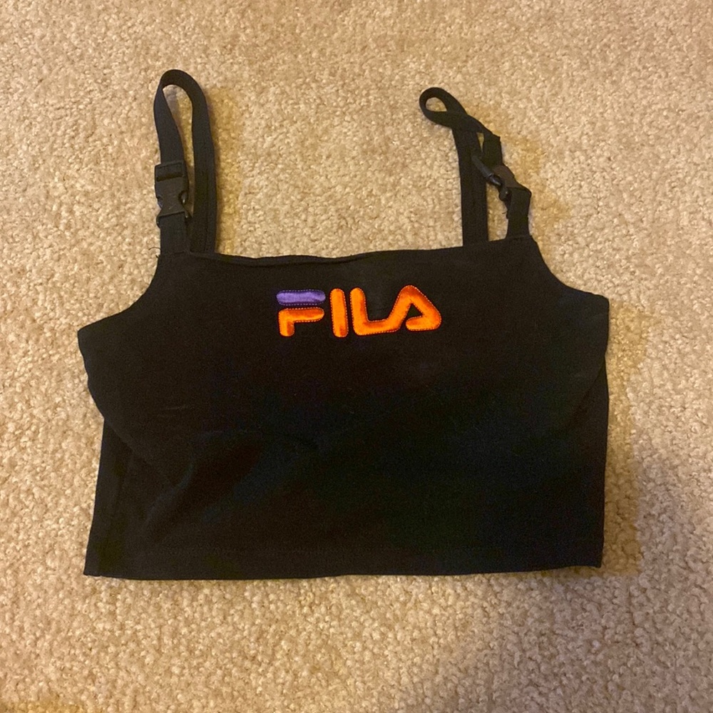 Small Fila crop top